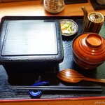 うなぎの緒里 - 2022年5月　特うな重定食　ふたオープン前！