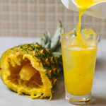 Jumbo freshly squeezed shrimp pineapple sour