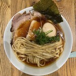 Honki Seimen - 全粒粉入り平打ち極太麺