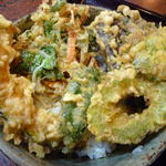 中町喜多八 - <'13/09/01>野菜天丼　￥８５０