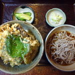 中町喜多八 - <'13/09/01>野菜天丼　￥８５０