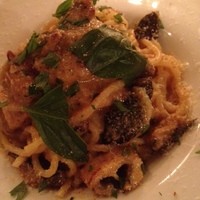 クッチーナ イタリアーナ アリア 六本木 - 茄子と穴子のピーナッツパスタ