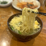 しみず - 〆のテールスープラーメン