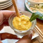 スガッチィー - コーンとクリームチーズのパフェ