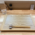 小麦そば 池 - セッティング