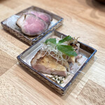 小麦そば 池 - 安曇野放牧豚炭火焼、鶏炭火焼