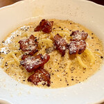 スガッチィー - カルボナーラ生スパゲティ