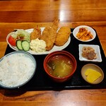 三五食堂 - ミックスフライ定食