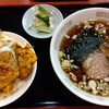 Sakurai ken - ミニカツ丼＋半ラーメン(ミニミニセット) 950円