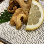 Sushiya Ishimon - つぶ貝醤油焼き。