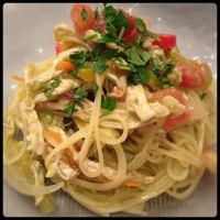 リストランテ ラ チャウ - 2013年8月30日   20食限定の冷製パスタ、 Aコース1680円。