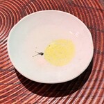 妙見石原荘 食菜石蔵 - 盃にはホタルの絵