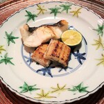 妙見石原荘 食菜石蔵 - スズキの油焼き、鰻の地焼き