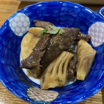 酒房　りょう平 - 牛とたけのこの炒め物