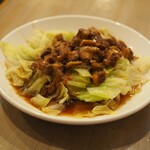 台湾麺線 - 温野菜魯肉がけ