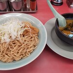 ラーメン山岡家 - えび塩つけ麺(中盛)