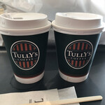 タリーズコーヒー ブック&カフェ - 本日2軒目の夫婦アイスコーヒー