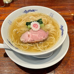 中華蕎麦にし乃 - 山椒ラーメンにワンタン2個ずつ付けて1240円（2023年6月）