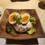 三陸鮮魚と炭焼牛たん かっこ - ポテトサラダ
