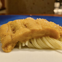 蒼 - 塩谷商店より 青森大間 北紫雲丹の冷製フェデリーニ