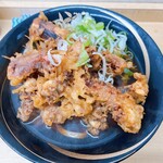 そばのスエヒロ 八丁堀店 - 太そば➕ジャンボゲソ　630円