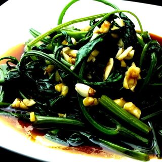 ◎定番【空芯菜とﾆﾝﾆｸ香ばしい】中国南方母のお味。