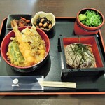 奥出雲 そば処 一福 - ミニ天丼セット