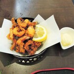 奥出雲 そば処 一福 - イカゲソの唐揚げ