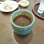 奥出雲 そば処 一福 - そば湯