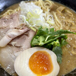 Ramen Jinsei Jetto Roppyaku - 味噌鶏煮込みそば 麺大盛