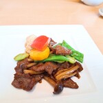 みこころ 無添加チャイナ935 - ⚫肉料理「国産牛のオイスター炒め」