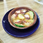 ミアスタンド - タコとズッキーニのアヒージョ