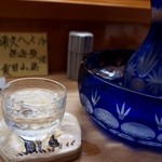 Seto Zushi - おこぜの煮付けには愛媛の酒「雪雀」