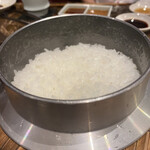 焼肉 長介 - 白米　お代わりしちゃった