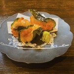 Shinuchi - 生ウニの山芋包み揚げ