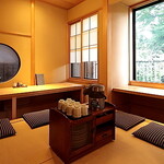 そば処 桝富 - 座敷(堀席)横並びでカップル人気