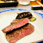 焼肉牛印 - 上ヒレとナス