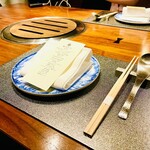 焼肉牛印 - テーブル