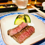 焼肉牛印 - ハラミとズッキーニ