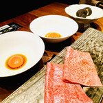 焼肉牛印 - サーロインのトリュフすき焼き