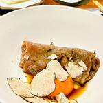 焼肉牛印 - サーロインのトリュフすき焼き