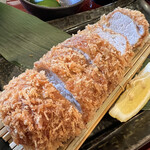 やわらかとんかつ かつ玄 - 棒ヒレアップ　きめ細かくて柔らかいヒレ肉は最高