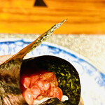 焼肉牛印 - タルタルユッケの手巻き