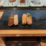 東京立ち寿司 - 最初の4貫