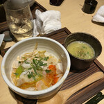 喜鈴 - シメの親子丼と鳥スープも美味しい