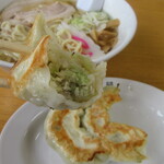 青竹手打ラーメン 日向屋 - キャベツが甘い･･･。