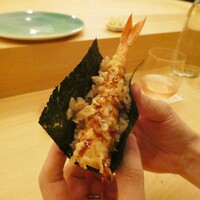 鮨おにかい＋1 - 海老天！！！