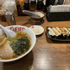 八番山ばりきや - 料理写真:醤油ラーメン　餃子