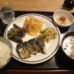 ごはん畑 - さば干物定食