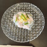 欧風食堂 パリッコ - 梅香るお魚のカルパッチョと山芋スクランブル